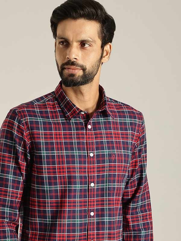 Indian Terrain Men Checkered Multicolor Shirt